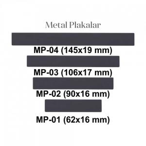 Metal Plaka ( 90 x 17 mm )